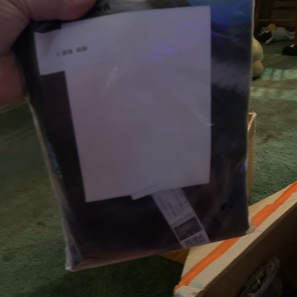 Tiger Print with Blue Roses - Picture 2 of 2